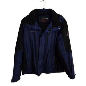 ZeroXposure Blue Black Ski Jacket Size M